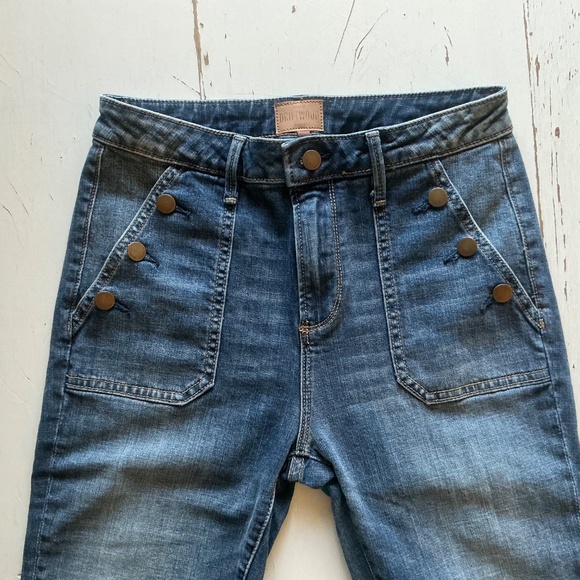 Driftwood Farrah Melrose high rise stretch Flare Jeans Size 28 - Picture 3 of 11